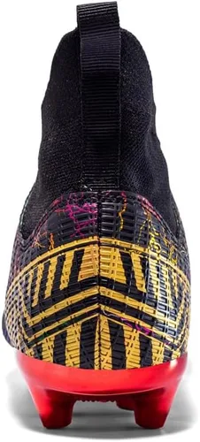 Vista 3 de Botines de fútbol para hombre, botas de fútbol atléticas de caña alta, para exteriores, interiores, entrenamiento profesional, tenis de fútbol