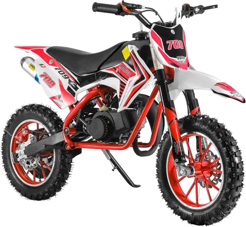 Vista 16 de 50CC Kids Dirt Bike Gas Powered 2-Stroke Mini Motorcycle 25MPH for kid 8-14 Black