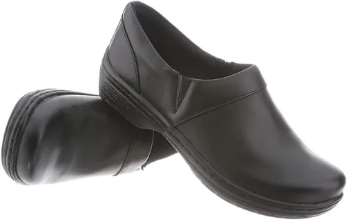 Vista 2 de KLOGS Calzado de mujer Mission diseño cerrado Zueco de enfermería Negro Smooth Wnstn