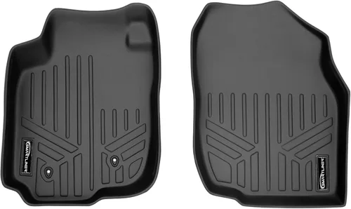 Vista 17 de SMARTLINER Juego de alfombrillas de piso personalizadas de primera fila para Toyota RAV4 2013-2018 Negro