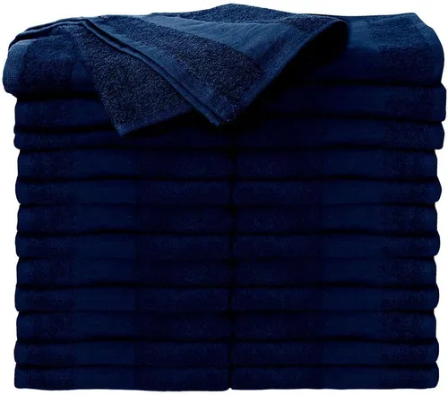 Vista 7 de ForPro Professional Collection Toallas prémium Bleach Tough para salón, color negro, 100% algodón, a prueba de blanqueador, resistentes a