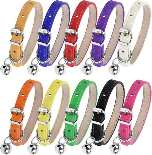 Vista 10 de XXS Teacup - Collar para perro, color negro, 3/8 pulgadas de ancho para perros y gatos pequeños Collares de perro rosa, collares de té para perros