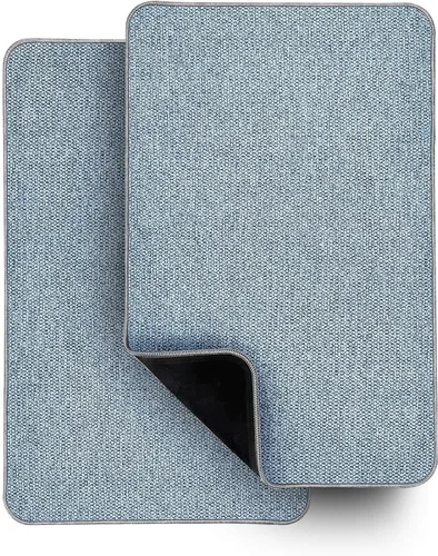 Vista 34 de Tapete de baño ultrafino, con base de goma, antideslizante, secado rápido, lavable a máquina, pelo bajo, absorbente, para ducha exterior, fregadero