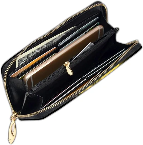 Vista 3 de Mujer hombres marinero cremallera cartera embrague monedero merchandise-marinero amigos negro, Negro, paquete de 5, talla única , cartera Rfid