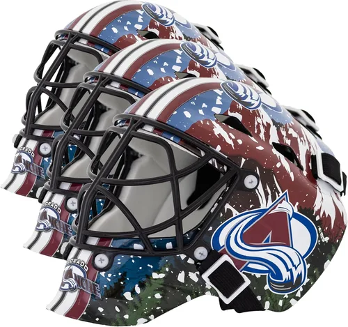 Vista 38 de Franklin Sports mini máscara para portero con logo de la NHL