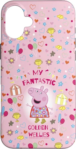 Vista 22 de Funda para iPhone 16 Peppa Pig My Fantastic Golden Wellies