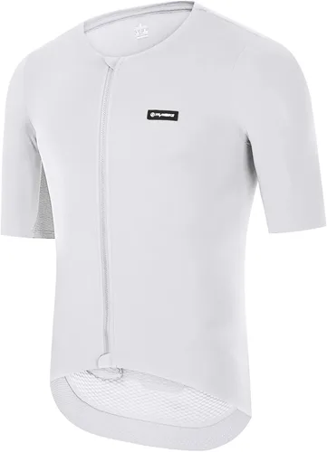 Vista 7 de YKYWBIKE Jersey de ciclismo para hombre, camiseta de ciclismo de manga corta para hombre, camiseta de ciclismo para hombre con bolsillos