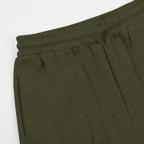 Vista 5 de TMJSPOYOU Pantalones deportivos de cintura alta para mujer, pantalones deportivos para gimnasio, atléticos, holgados, con bolsillos