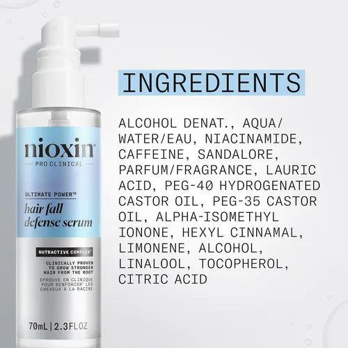 Vista 10 de Nioxin Kit de defensa de caída capilar Duo Sets Tratamiento capilar sin El poder de dos: champú para la caída del cabello y tratamiento intensivo