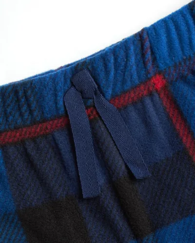 Vista 4 de Eddie Bauer Conjunto de pijama para niño - Acogedor conjunto de ropa de dormir de invierno de forro polar - Camisa de manga larga de 4 piezas