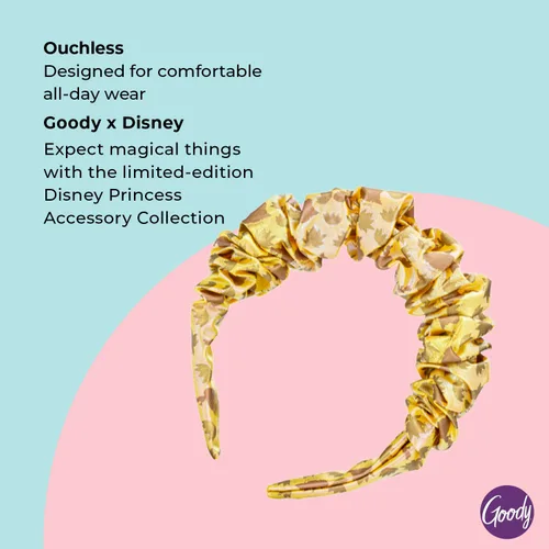 Vista 3 de Goody Ouchless - Diadema para todo tipo de cabello, princesa Disney, Tiana, ajuste cómodo para todo el día, hermoso diseño para un