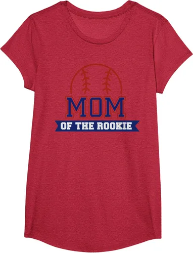 Vista 75 de Mom of Rookie - Camiseta de béisbol para primer cumpleaños, Blanco