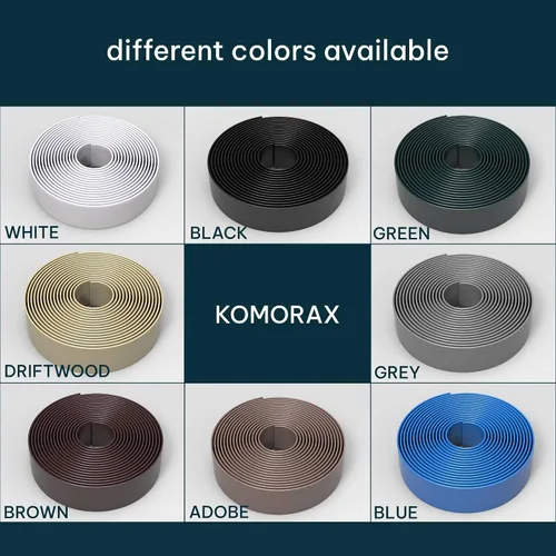 Vista 6 de KOMORAX Adobe - Correa de vinilo para silla de 2 pulgadas de ancho y 20 pies de largo, para patio, césped, jardín, muebles de exterior, acabado mate