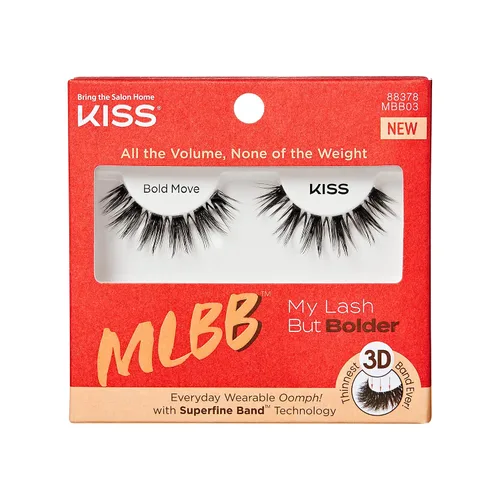 Vista 15 de KISS My Lash But Better, Pestañas Postizas, 'Tan Real', 12mm, Incluye 1 Par De Pestañas, Fácil De Aplicar, Racimos De Pestañas Reutilizables