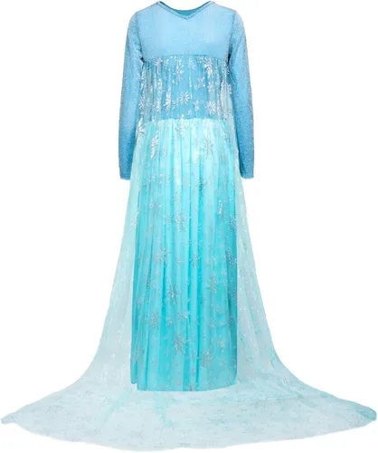 Vista 2 de Colorfog Elegante vestido de princesa para mujer disfraz de fiesta de Navidad vestido de hada