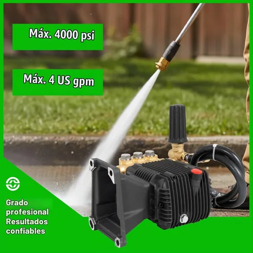 Vista 7 de Canpump CF 4040 G: 4000 psi @ 4 US gpm, bomba de lavado a presión de eje