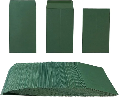 Vista 8 de Paquete de 200 sobres pequeños para monedas de papel Kraft, sobres para semillas, sobres autoadhesivos para piezas pequeñas, artículos pequeños