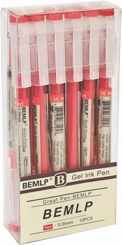 Vista 8 de BEMLP Bolígrafo de tinta de gel de punta extra fina de 0.014 in, bolígrafos de gel de secado rápido, bolígrafos de gel para escuela, oficina