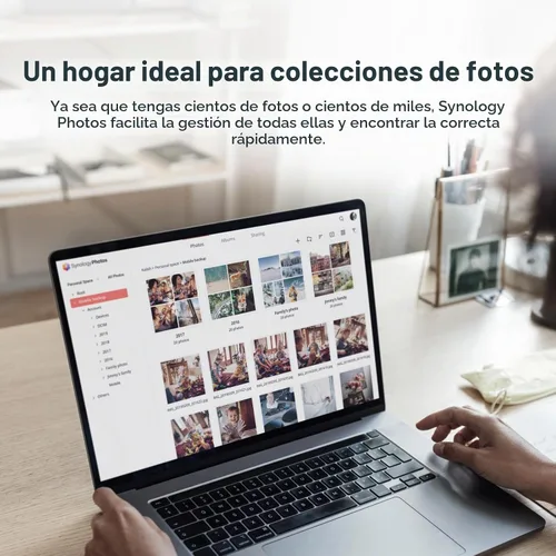 Vista 3 de Synology DiskStation DS124 de 1 bahía (sin disco)