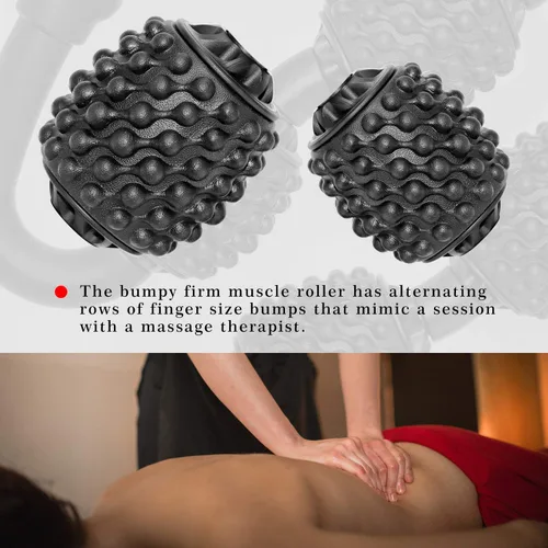 Vista 3 de Herramienta de masaje para celulitis, rodillo muscular, masajeador de fascia profunda y removedor de piel con hoyuelos para piernas, muslos