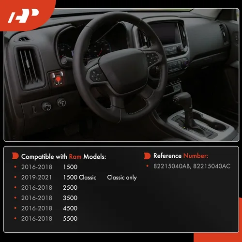 Vista 3 de A-Premium Módulo controlador de freno de remolque con kit de interruptor compatible con Ram 1500 2500 3500 4500 5500 2016-2018, 1500 Classic