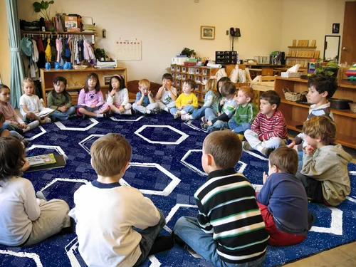 Vista 4 de OLEEK Large Classroom Rug Elementary 5x7 - (Washable) Classroom Rugs for Kids Room - Classroom Carpet Elementary - Kids playroom Rug 5 x 7