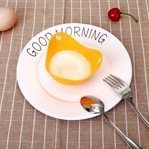 Vista 8 de Molde de tortilla de desayuno de silicona para huevo, para panqueques, herramienta de cocina, accesorios de cocina, Gadget Molde de huevo cocido