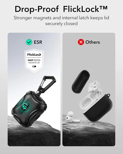 Vista 3 de ESR Funda para AirPods Pro 3 (2025) y ESR para AirPods Pro 3 Case (2025) Lock