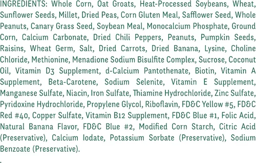 Vista 9 de Wild Harvest Advanced Nutrition - Loro de 4 libras, mezcla de semillas, granos y verduras