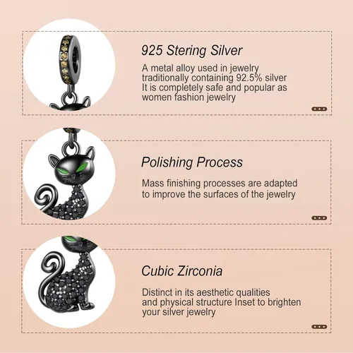 Vista 4 de Annmors Silver Charms for Bracelets 925 Sterling Dragonfly Family Heart Love Dangle for Women Bracelet & Necklace Pendant