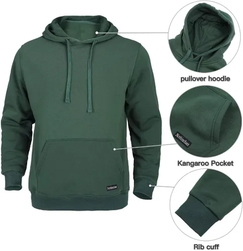Vista 3 de AKsit Conjunto deportivo de 2 piezas con capucha para hombre, conjunto deportivo de moda