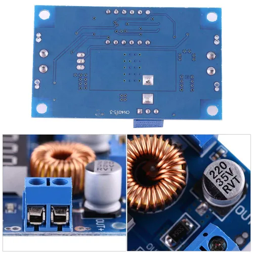 Vista 6 de Módulo de alimentación ajustable Convertidor DC-DC 5A 4.0V ~ 38V a 1.25V ~ 36V Regulador de voltaje para convertidor de controlador LED de alta