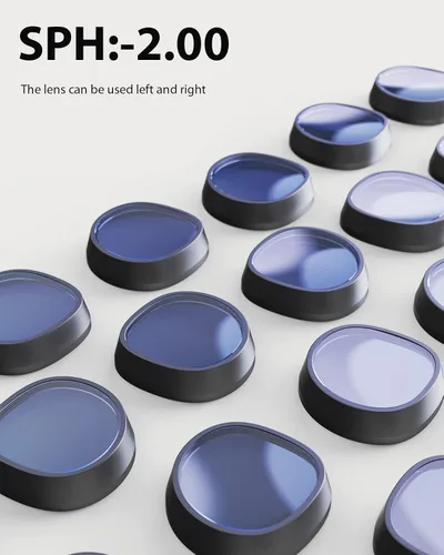 Vista 2 de Amavasion Glasses Lens Insert Compatible with MetaOculus Quest 2, Amavasion VR Glasses Customized Easy-to-Install Frame Plus Lens Combination
