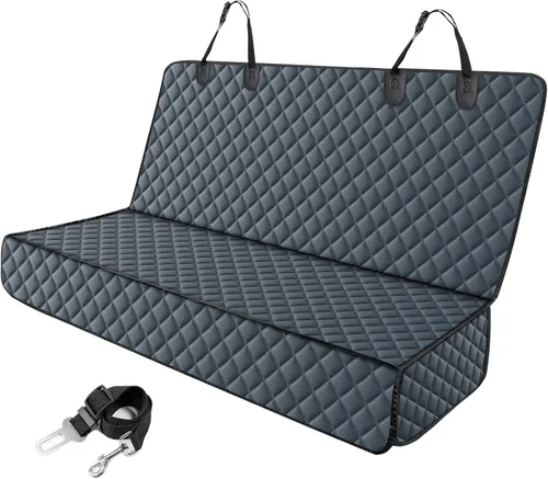 Vista 10 de MIXJOY Funda de asiento para perro para asiento trasero, fundas impermeables para asientos de perros, protector de asiento de automóvil para perros
