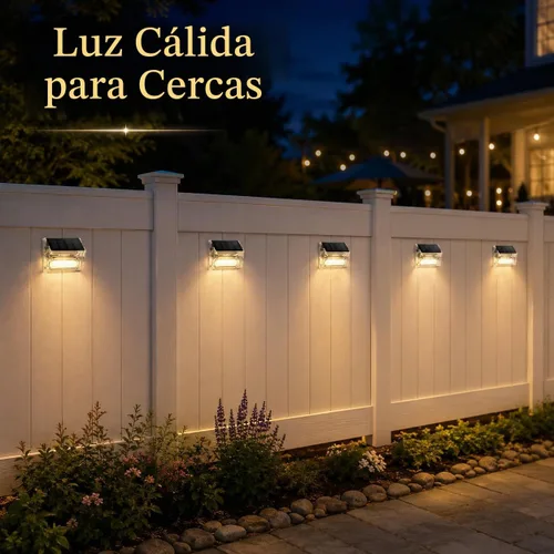 Vista 9 de Qualdout Paquete de 8 luces solares para exteriores, luces solares impermeables para cubierta con lente acrílica transparente, luces solares blancas