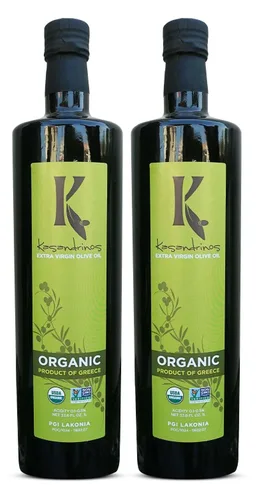 Vista 17 de Aceite de Oliva griego orgánico extra virgen Kasandrinos (botella de 17 oz)