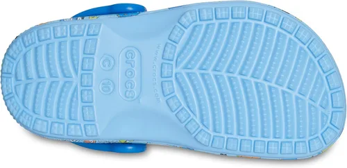 Vista 3 de Zuecos Crocs clásicos con diseño de teñido anudado marmoleado (para niños)
