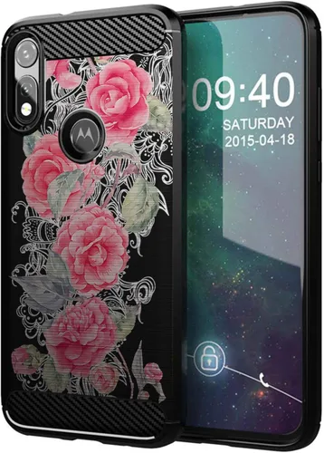 Vista 16 de CasesOnDeck - Funda compatible con Motorola Moto E (2020), diseño delgado, flexible, elegante, de protección contra golpes, funda de poliuretano