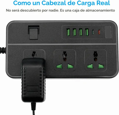 Vista 5 de Contenedores secretos, escondidos, enchufe de pared, desviación con compartimento de almacenamiento con compartimento de almacenamiento para objetos