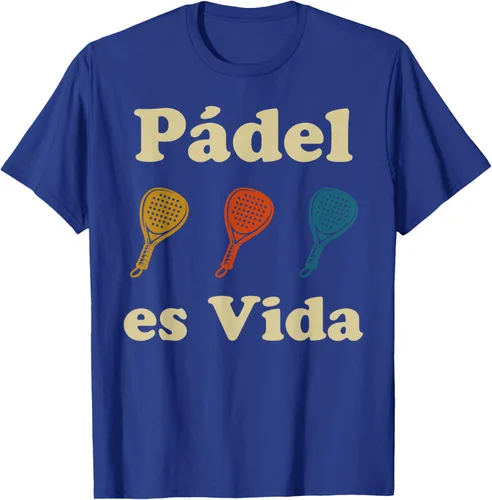 Vista 25 de Padel ES Vida Player Sport Life in Spanish En Espanol Men's T-Shirt