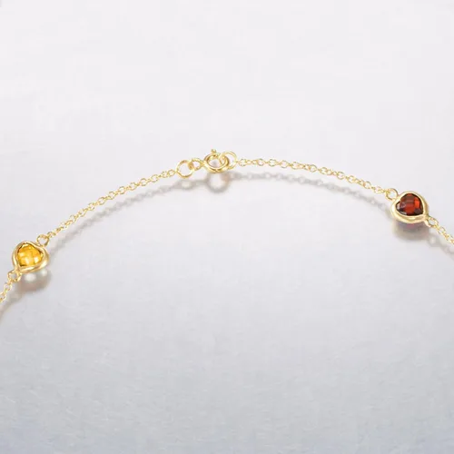 Vista 4 de Ross-Simons 7.85 ct. t.w. Multi-Gemstone Station Necklace in 18kt Gold Over Sterling