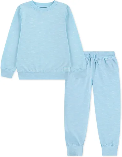 Vista 5 de Hurley Conjunto de 2 piezas unisex para bebé de sudadera suave con cuello redondo Cloud Slub Basic y pantalones deportivos Carbono
