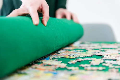 Vista 7 de Jumbo Juegos - Puzzle Mates and Roll - Puzzlematte bis 3000 Teile - Art. Nº 17691