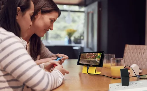 Vista 6 de Cargador de interruptor de 10 pies para Nintendo Switch, cargador rápido diseñado para Nintendo SwitchSwitch LiteSwitch OLED, compatible con el modo