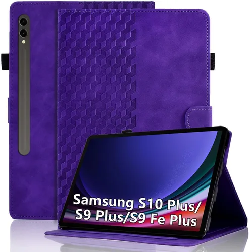 Vista 64 de Funda para Samsung Galaxy Tab S6 Lite 2024/2022/2020 de 10.4 pulgadas SM-P620/P625/P610/P613/P615/P619 de piel sintética, funda magnética con Negro