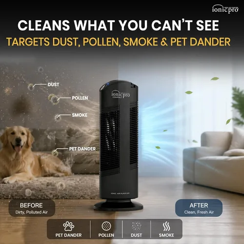 Vista 7 de Envion Purificador de aire compacto iónico Pro
