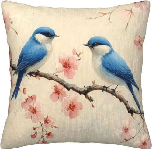 Vista 14 de 2 fundas de almohada de pana, fundas de almohada cuadradas suaves y cuadradas para sofá, sala de estar, 16 x 16 pulgadas
