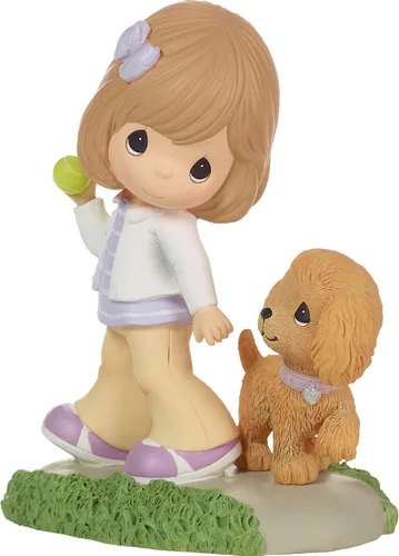 Vista 4 de Precious Moments 226404 Don't Stop Retrievin' Golden Retriever - Figura de resina
