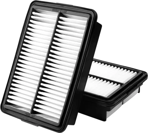 Vista 23 de Paquete de 2 Filtros de Aire para Motor Compatible con Volkswagen Atlas 2025-18 2.0L 3.6L, 2025-20 Atlas Cross Sport 2.0L 3.6L Reemplazo de Filtro