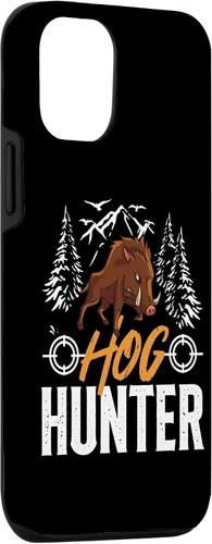Vista 3 de Funda para iPhone 14 Hog Hunting Dog Gun Call Hunter Pigs Wild Javelina